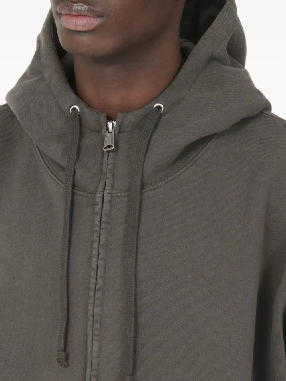 Maison Margiela chamarra con capucha y motivo de números - Marrón - imagen 4