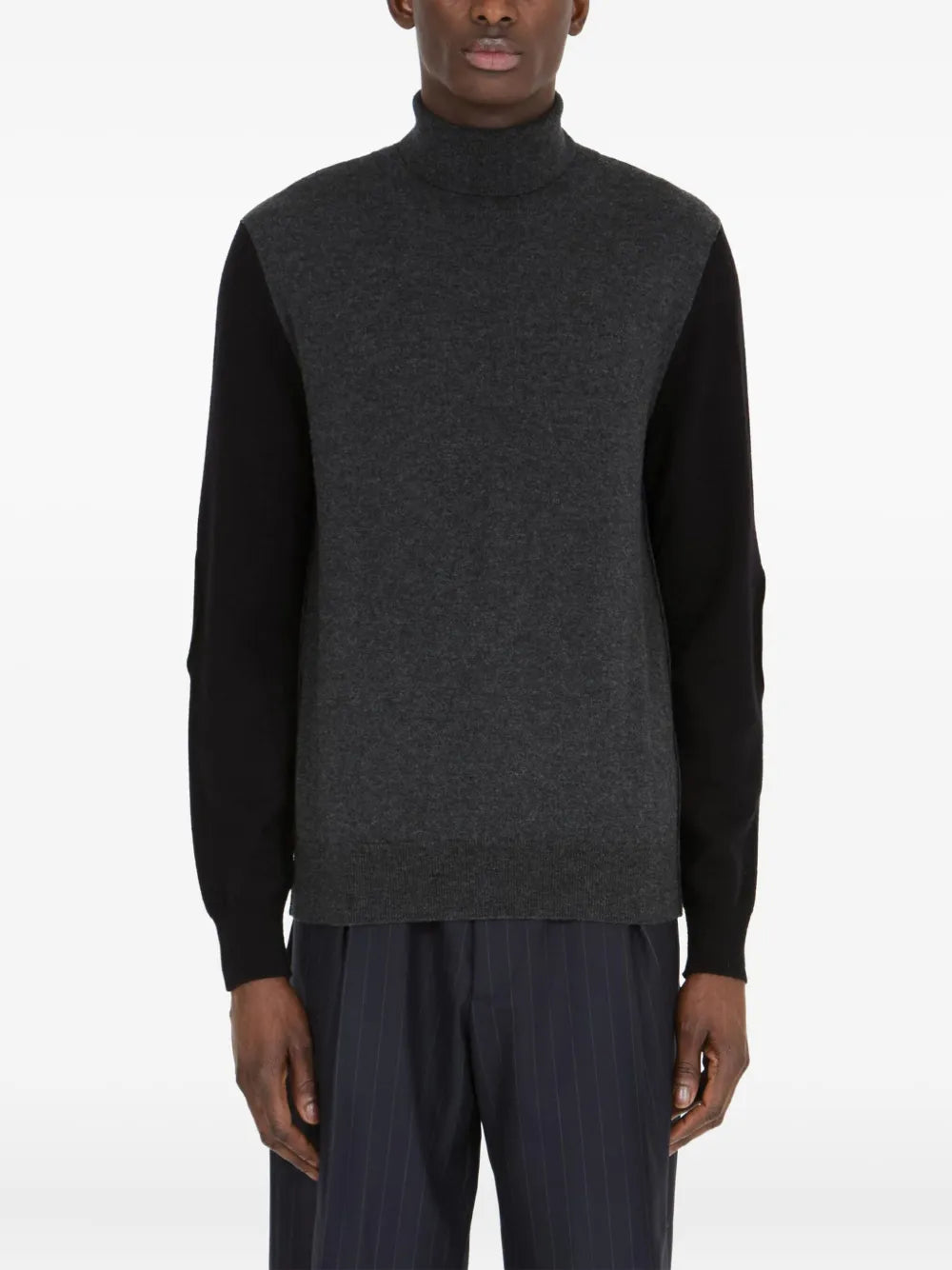 Maison Margiela suéter con paneles - Negro - imagen 1
