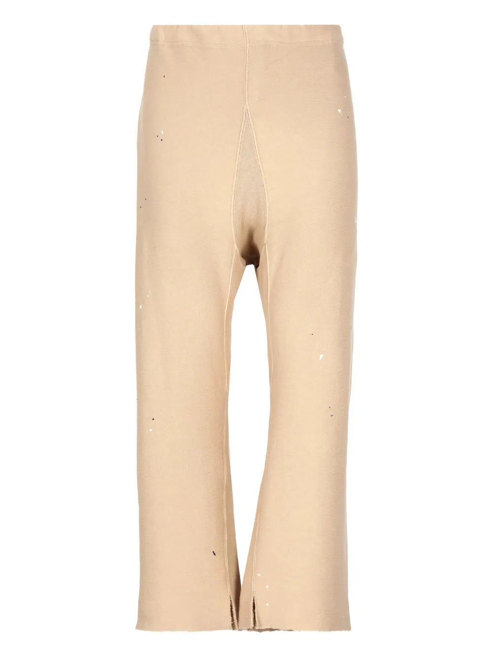 Maison Margiela pantalones capri con cordones en la pretina - Neutro - imagen 1