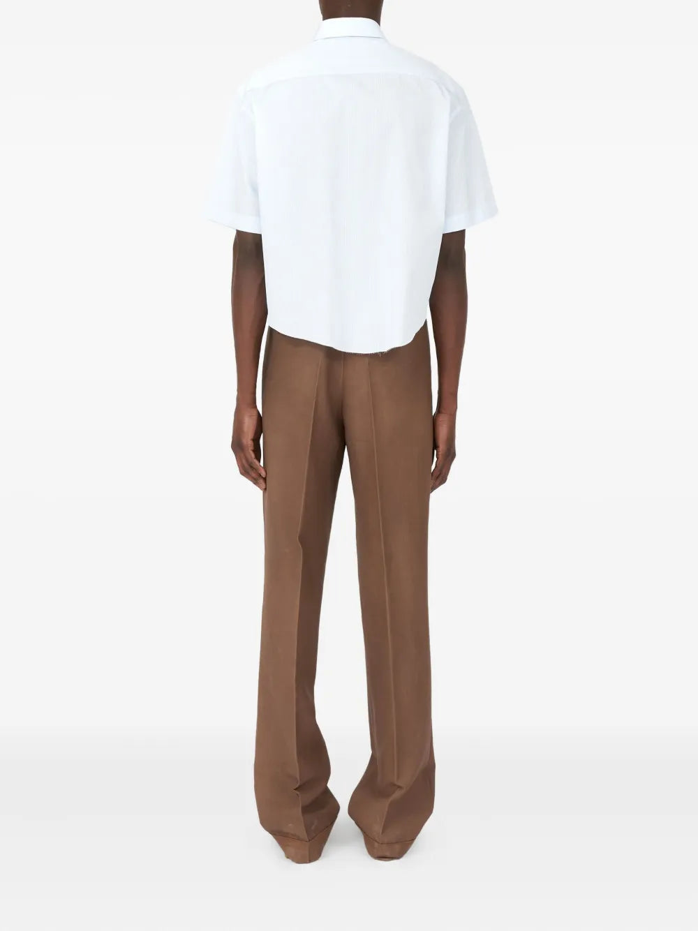 Maison Margiela camisa de algodón - Azul - imagen 3