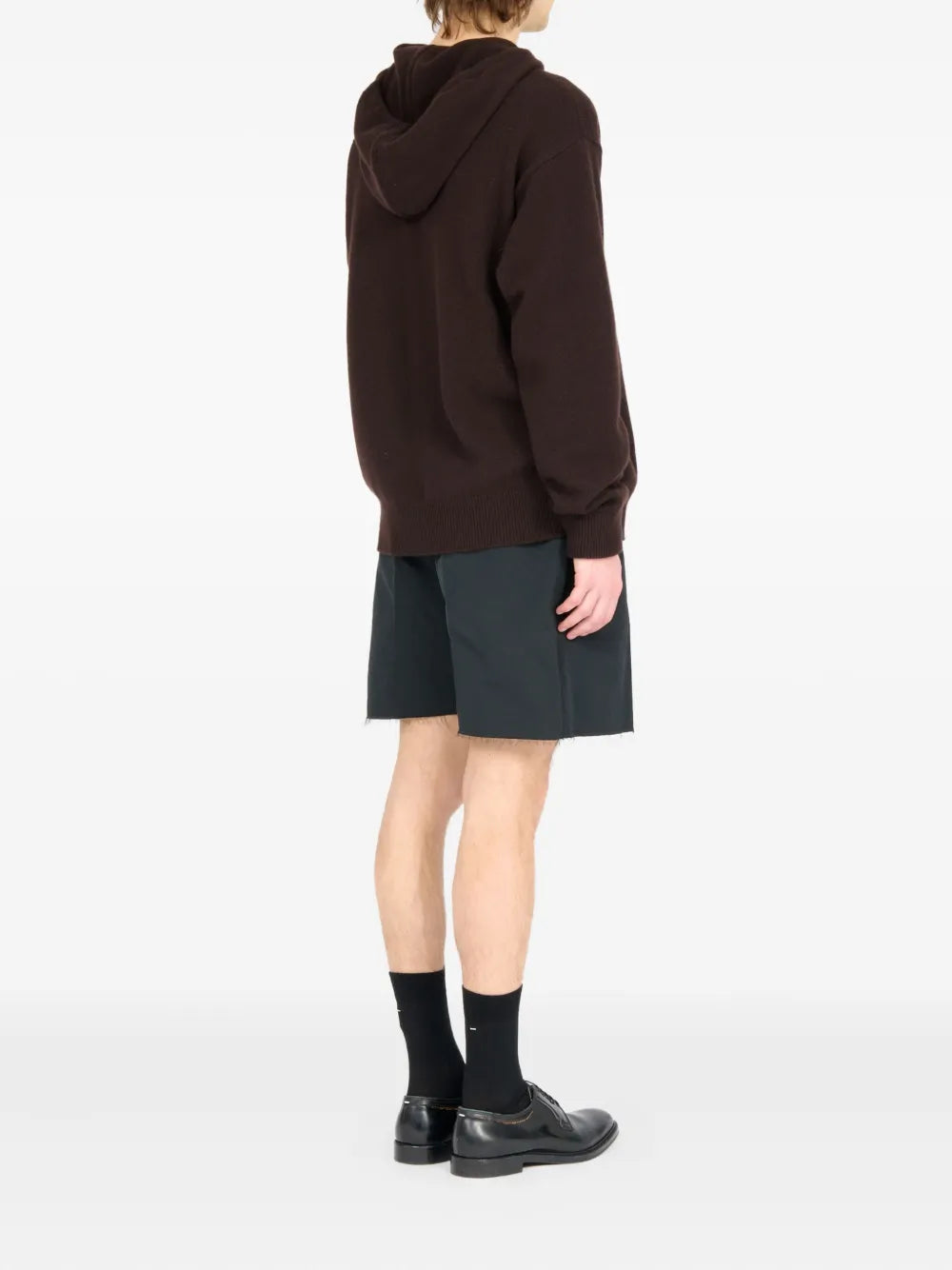 Maison Margiela hoodie con cierre - Marrón - imagen 4