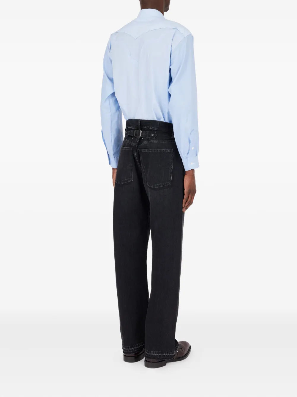Maison Margiela jeans rectos - Negro - imagen 4