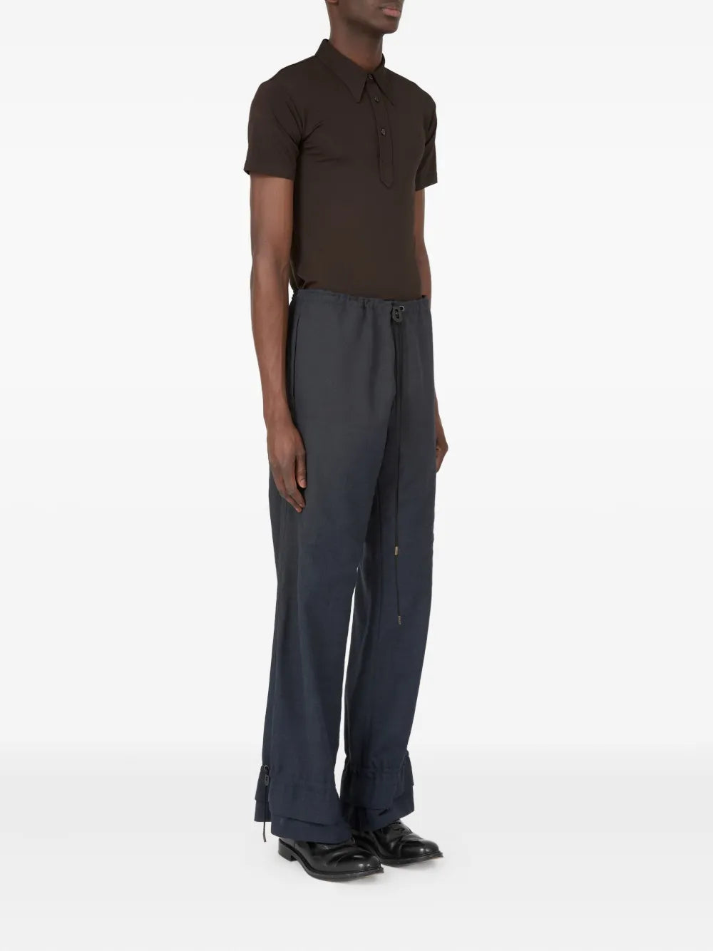 Maison Margiela pantalones de lana - Azul - imagen 3