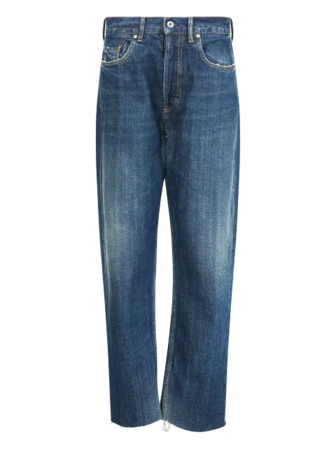 Maison Margiela jeans con cinco bolsillos y bordes sin rematar - imagen 1