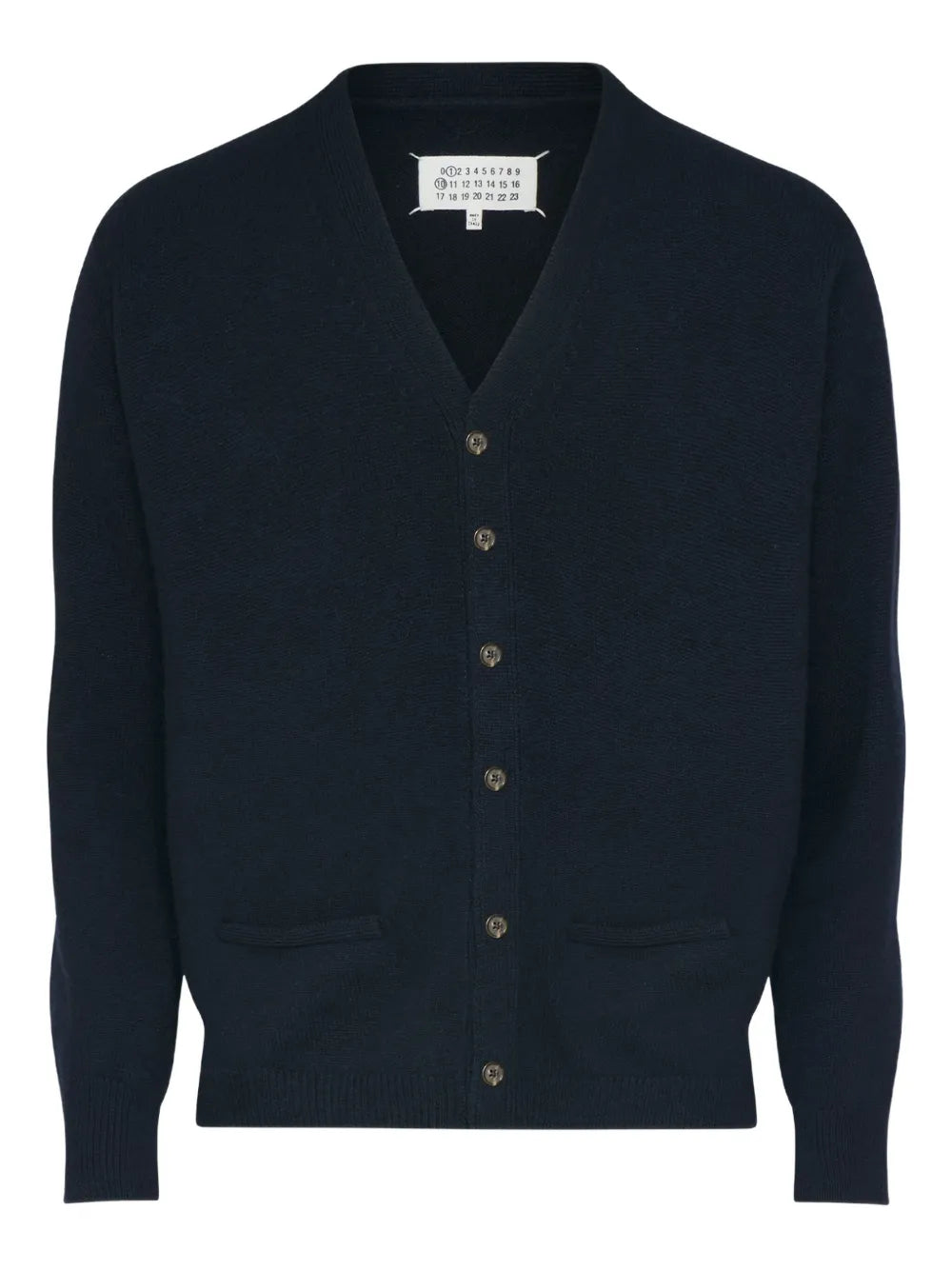 Maison Margiela cárdigan de cachemira - Azul - imagen 1