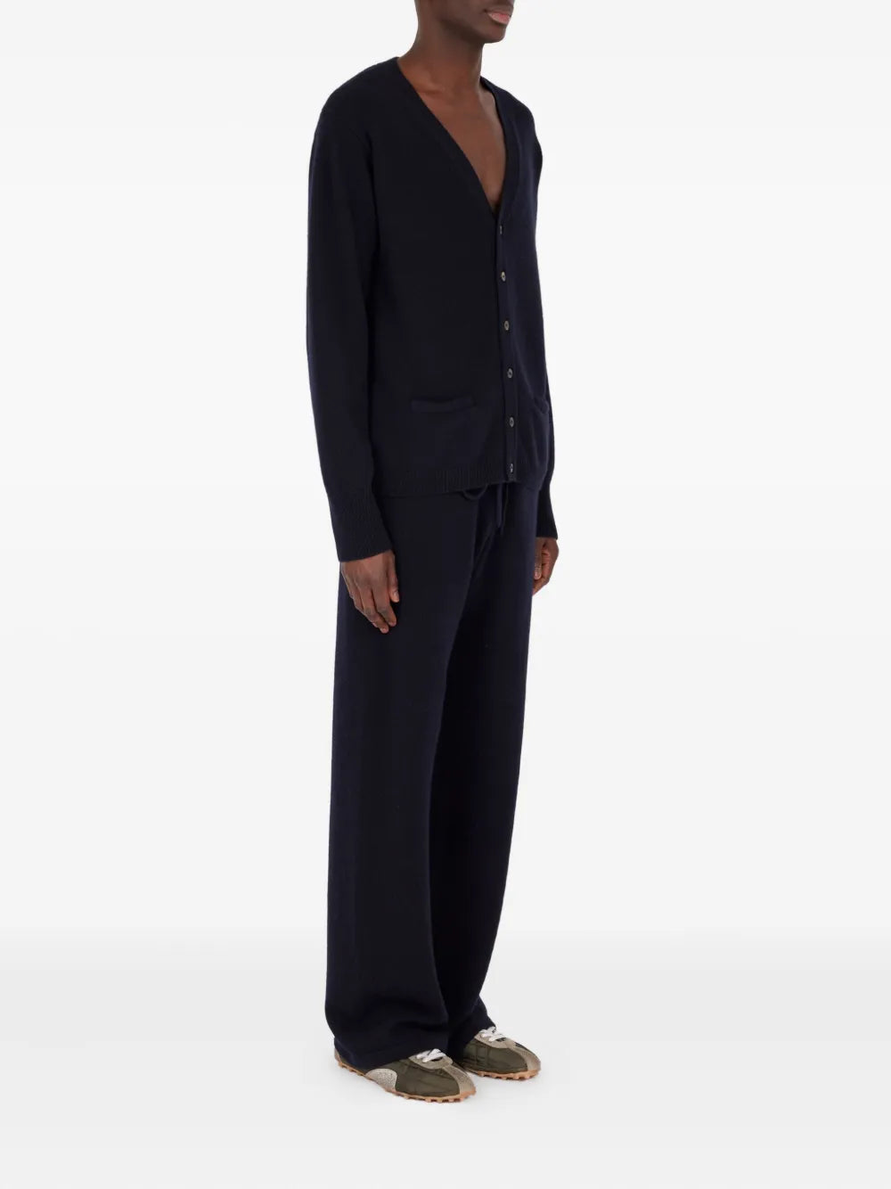 Maison Margiela cárdigan de cachemira - Azul - imagen 3