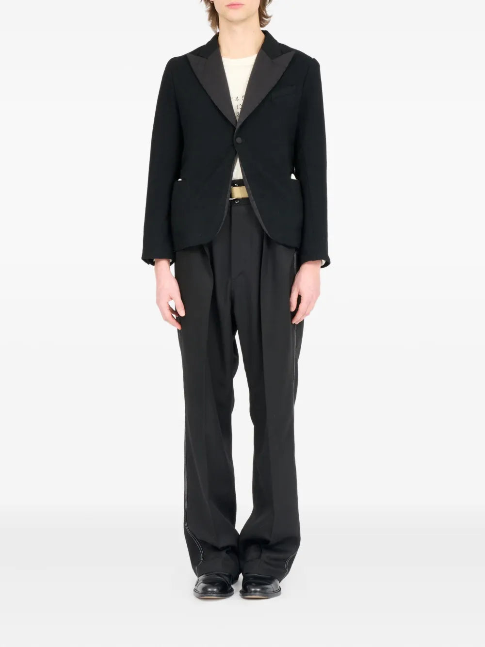 Maison Margiela blazer con botones - Negro - imagen 2