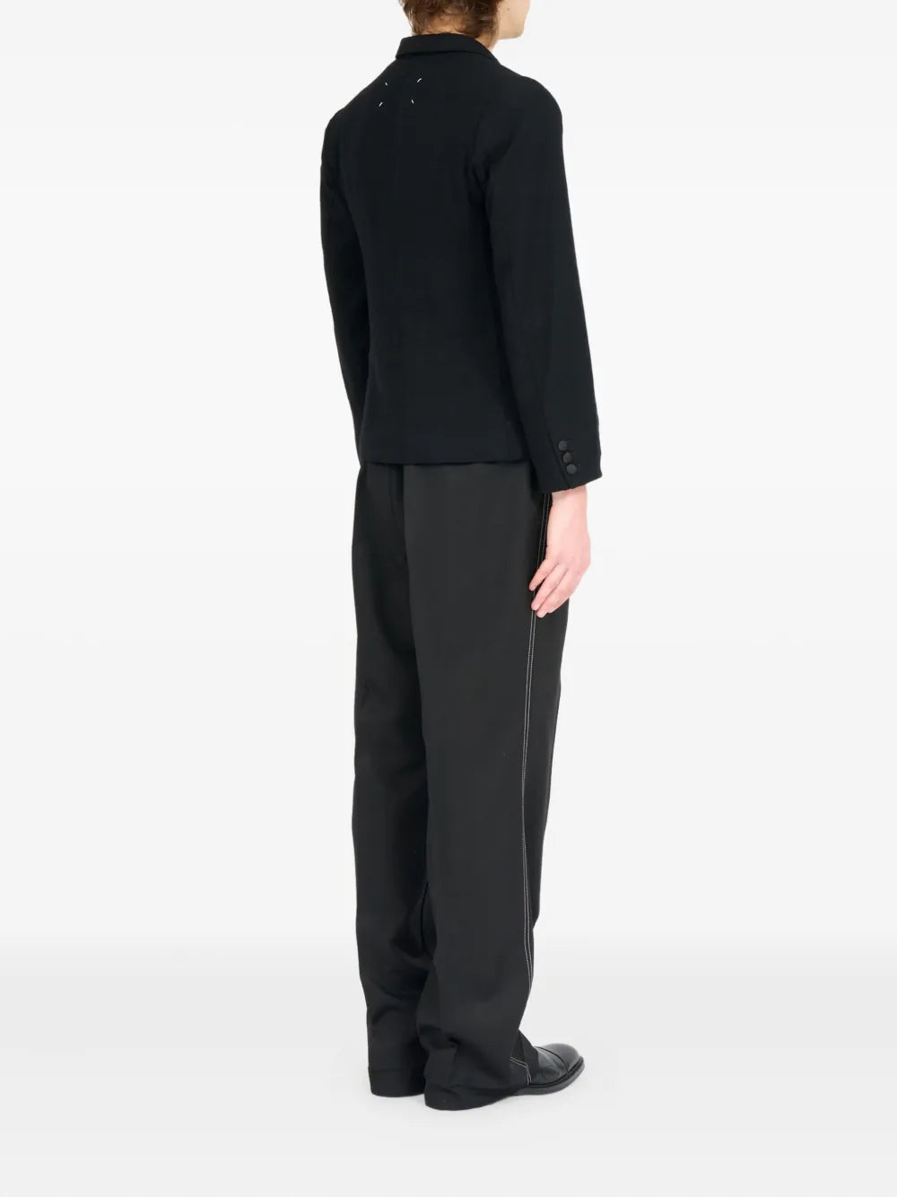 Maison Margiela blazer con botones - Negro - imagen 4
