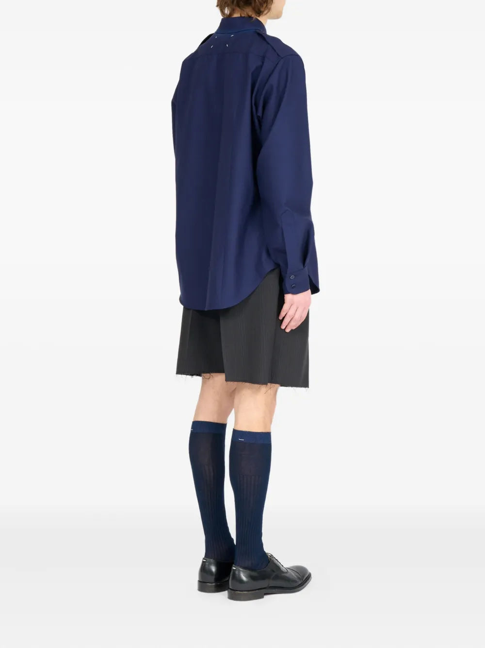 Maison Margiela camisa con botones - Azul - imagen 4