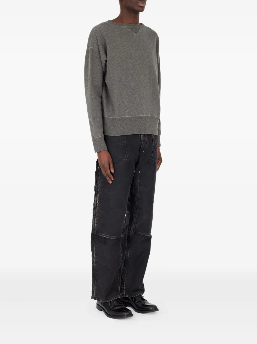 Maison Margiela sudadera estampada - Gris - imagen 3