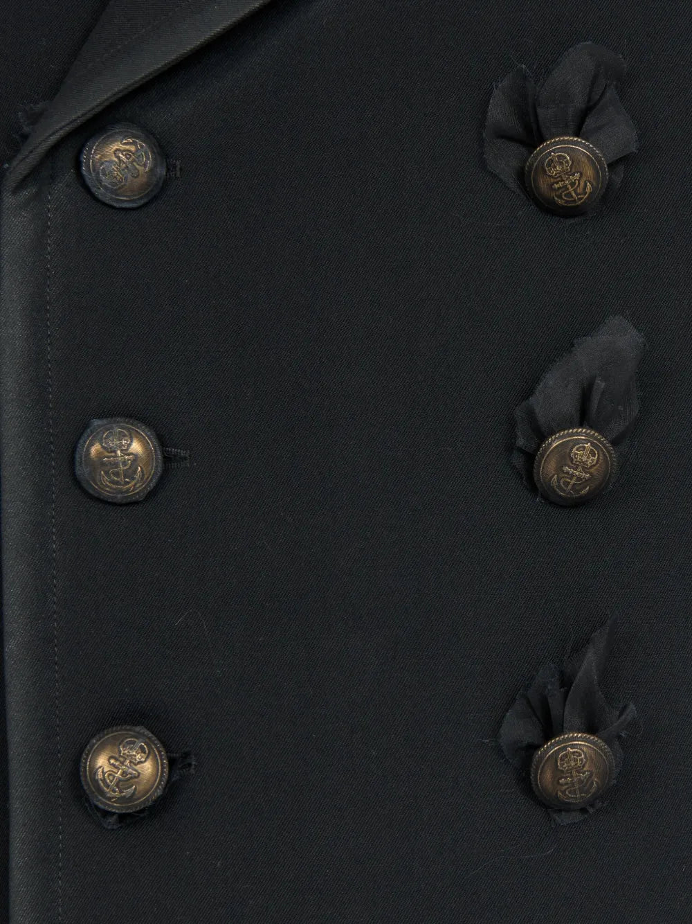 Maison Margiela chamarra con doble botonadura - Negro - imagen 4