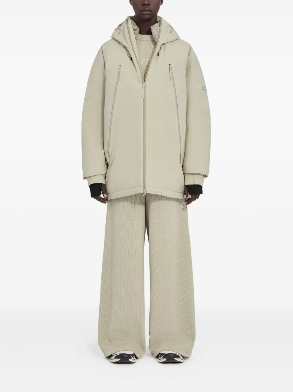 MM6 Maison Margiela X Salomon chamarra con capucha y cierre - Neutro - imagen 2