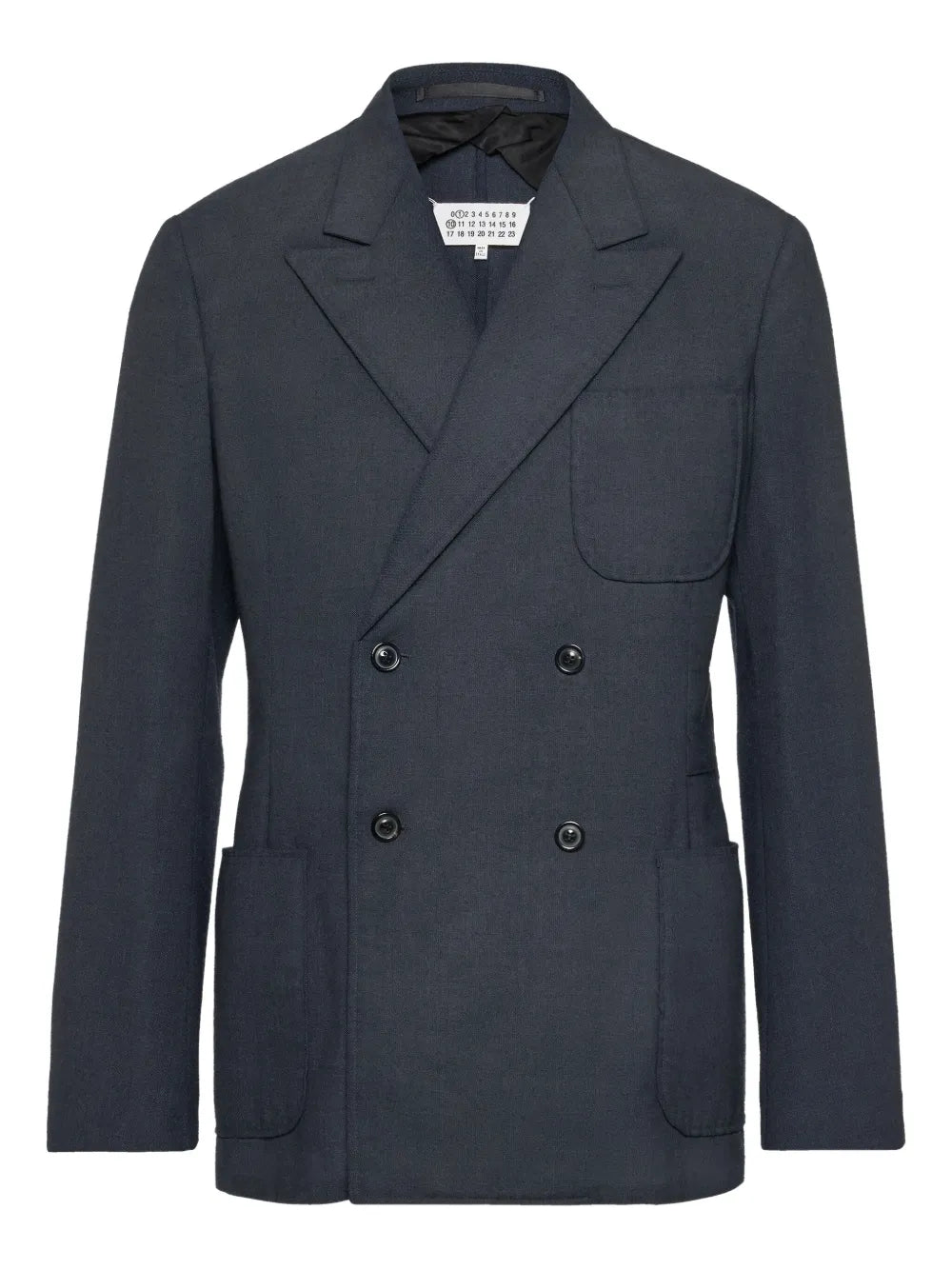 Maison Margiela chamarra con doble botonadura - Gris - imagen 1