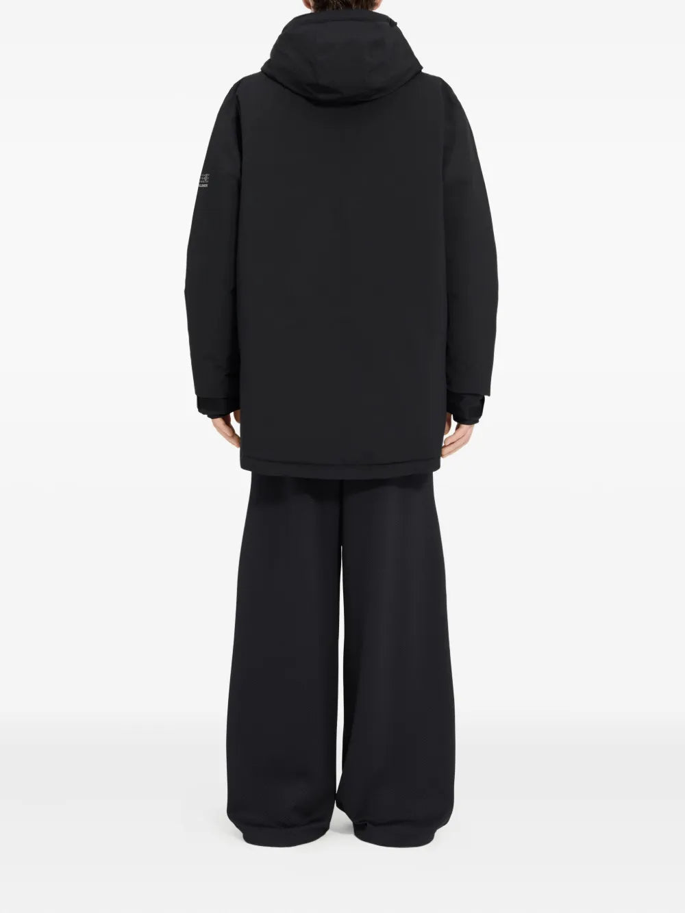 MM6 Maison Margiela X Salomon chamarra bomber con capucha y cierre - Negro - imagen 4
