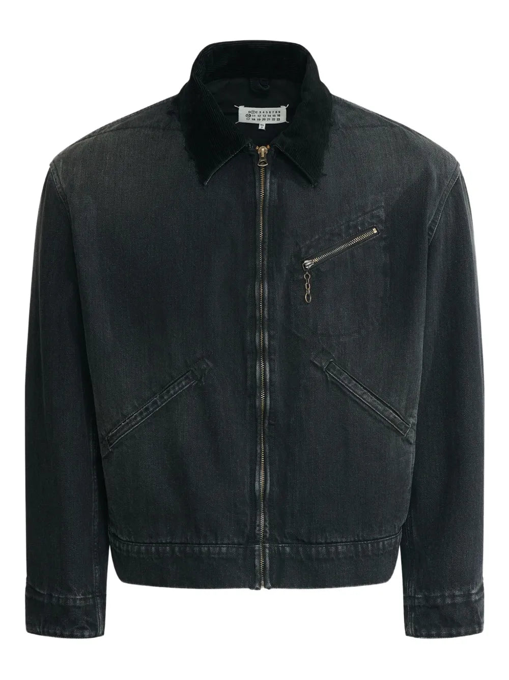 Maison Margiela chamarra de algodón - Negro - imagen 1