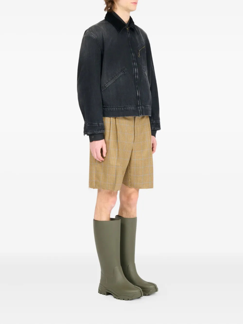 Maison Margiela chamarra de algodón - Negro - imagen 3