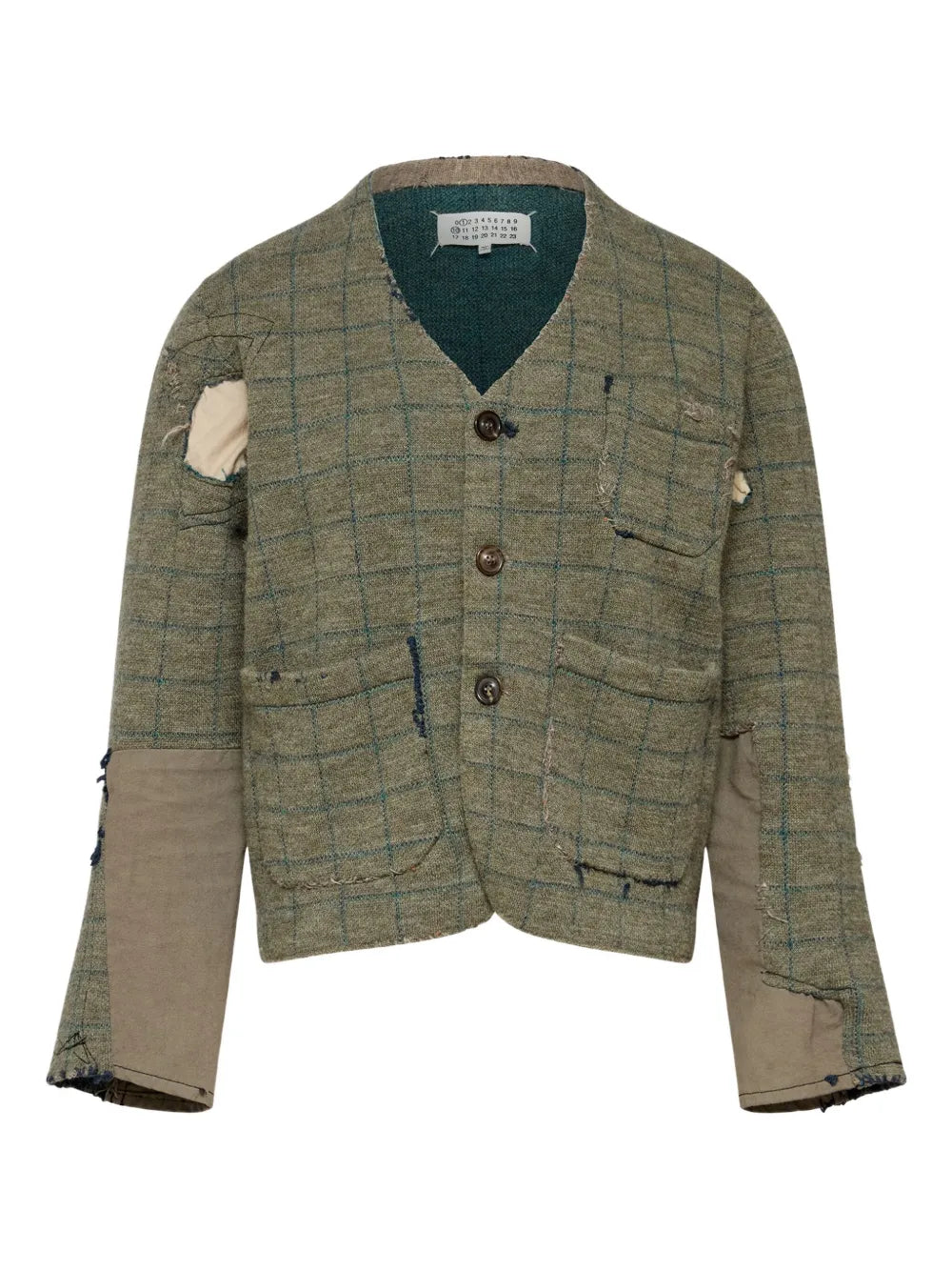 Maison Margiela cárdigan con cierre - Verde - imagen 1