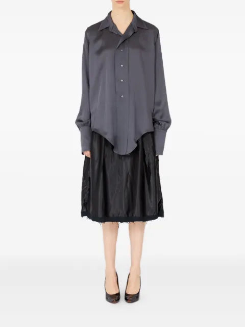 Maison Margiela camisa de satén manga larga - imagen 2