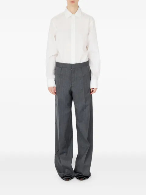 Maison Margiela pantalones de vestir anchos - imagen 2