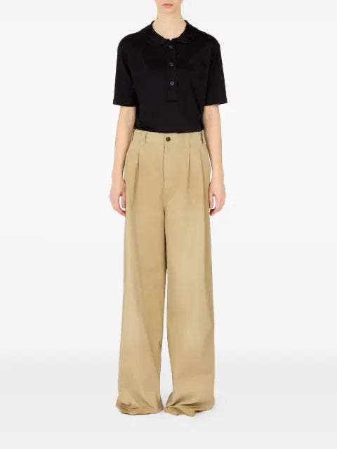 Maison Margiela pantalones de vestir anchos - imagen 2