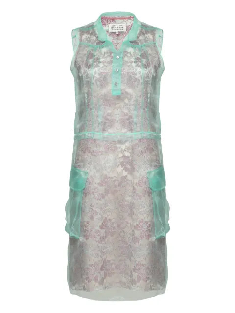 Maison Margiela vestido corto a capas - imagen 1