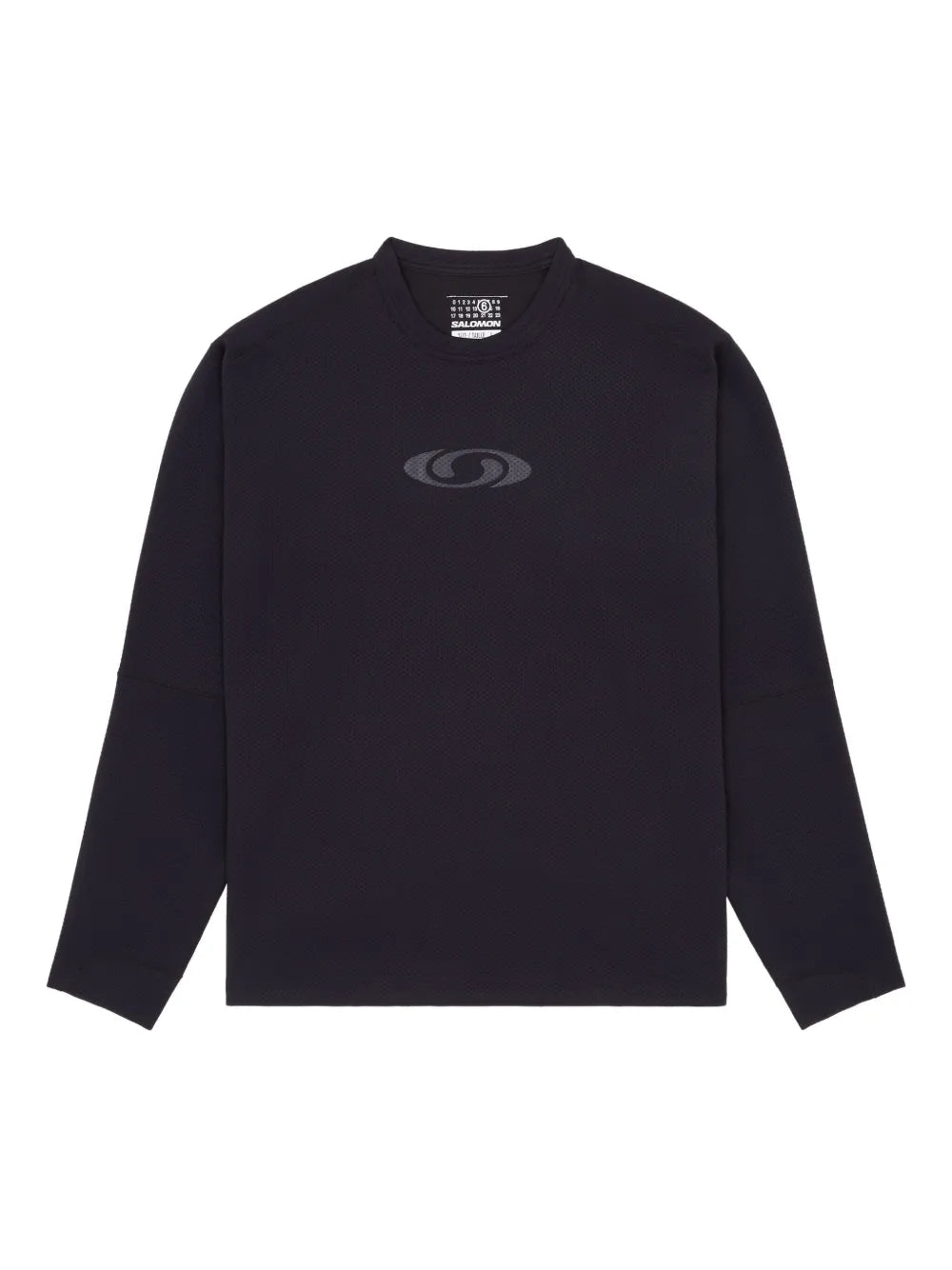 MM6 Maison Margiela X Salomon sudadera texturizada con detalles del logo - Negro - imagen 1