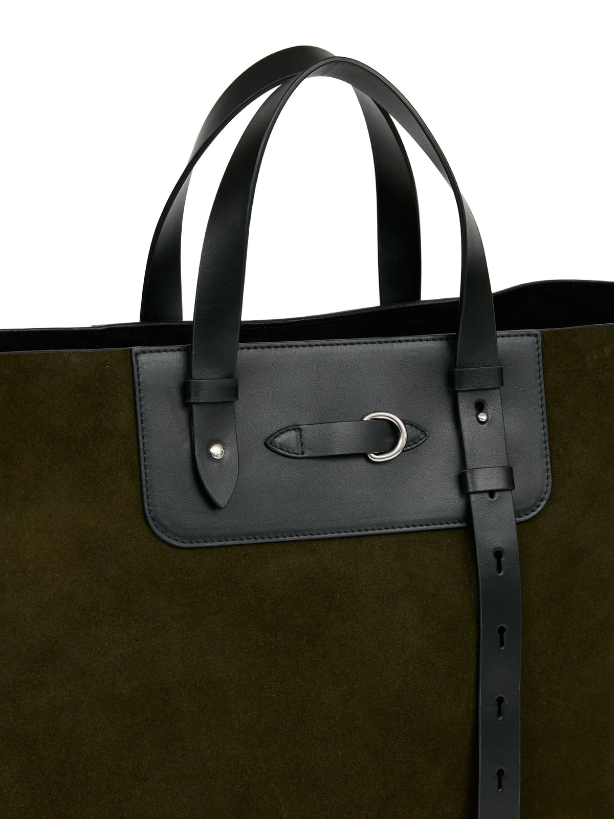 Maison Margiela tote de gamuza - Negro - imagen 4