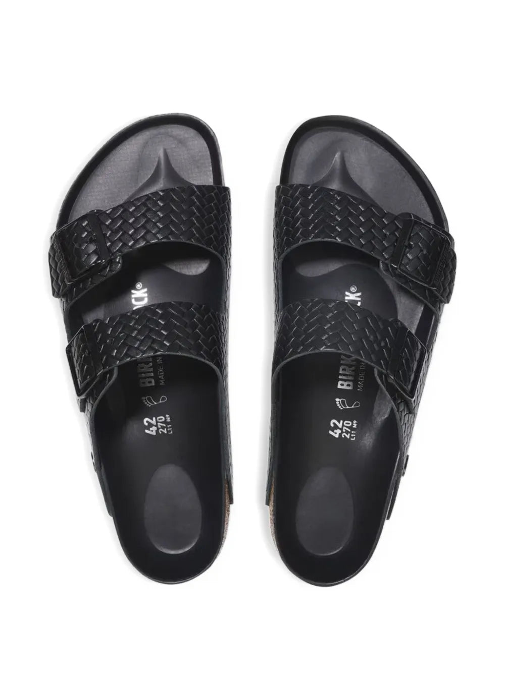 Birkenstock sandalias con tiras trenzadas
