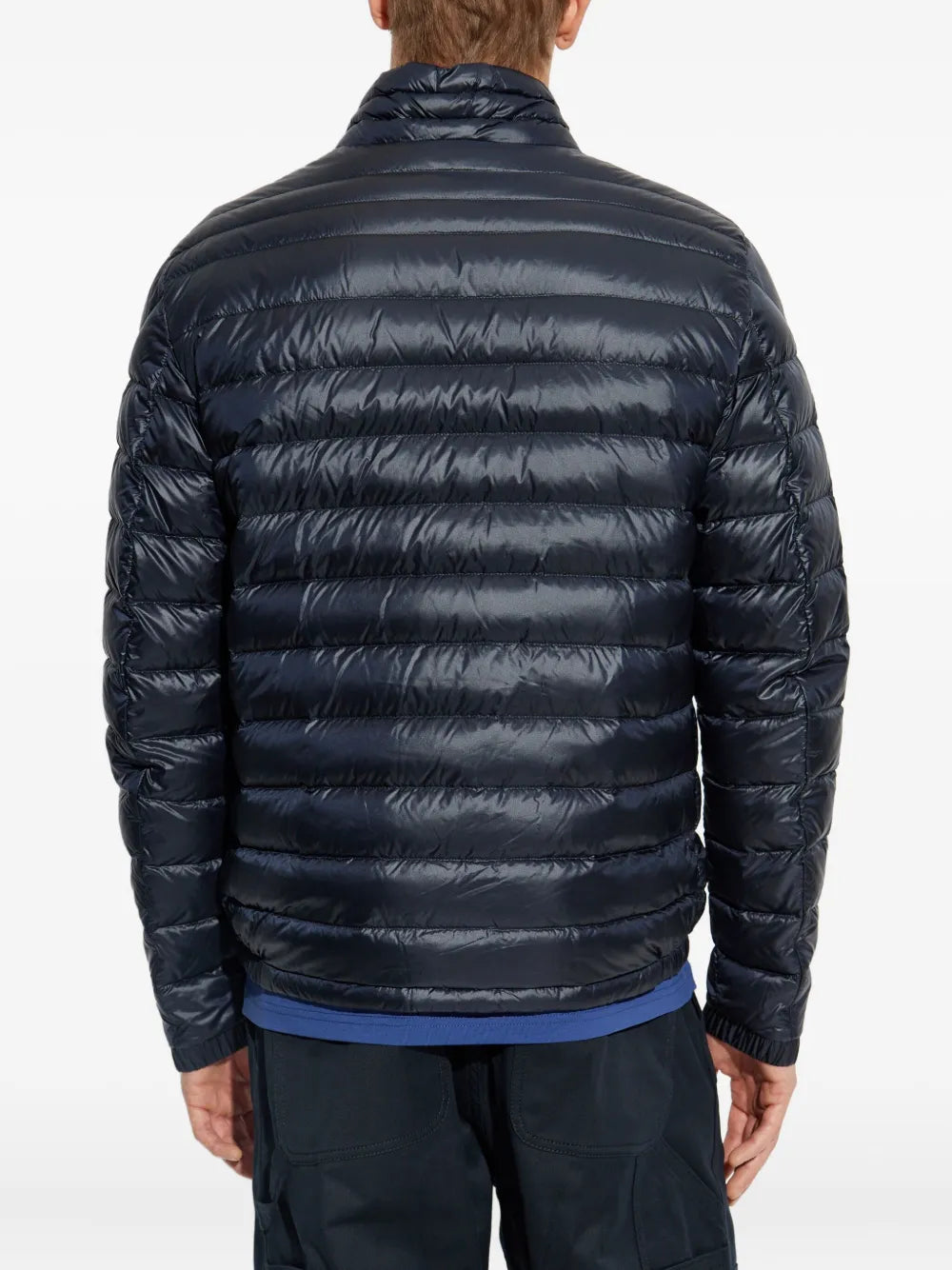Moncler playera manga larga con parche del logo