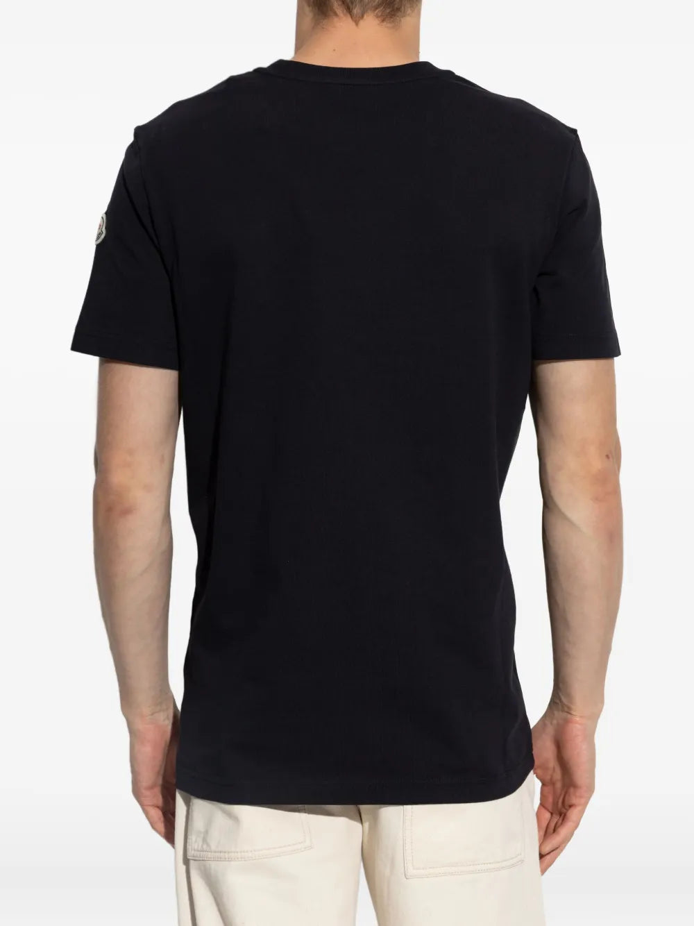 Moncler playera con parche del logo