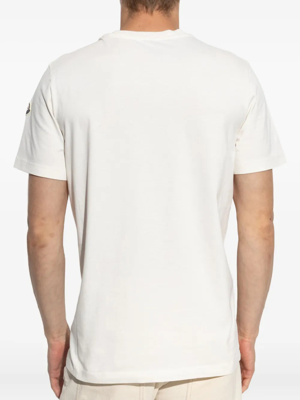 Moncler playera con parche del logo