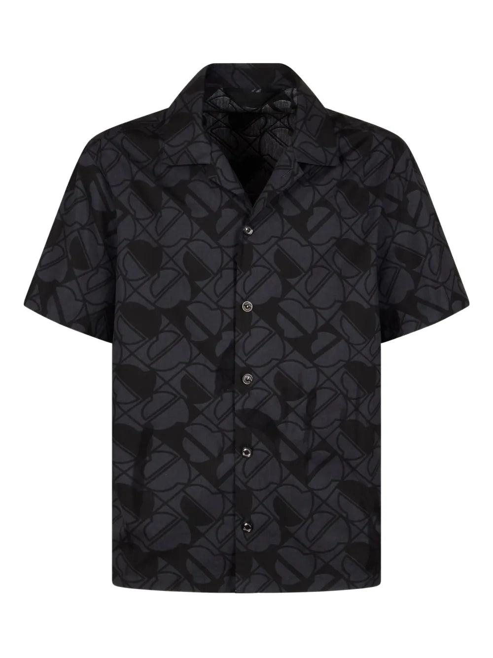 Moncler camisa manga corta con motivo geométrico