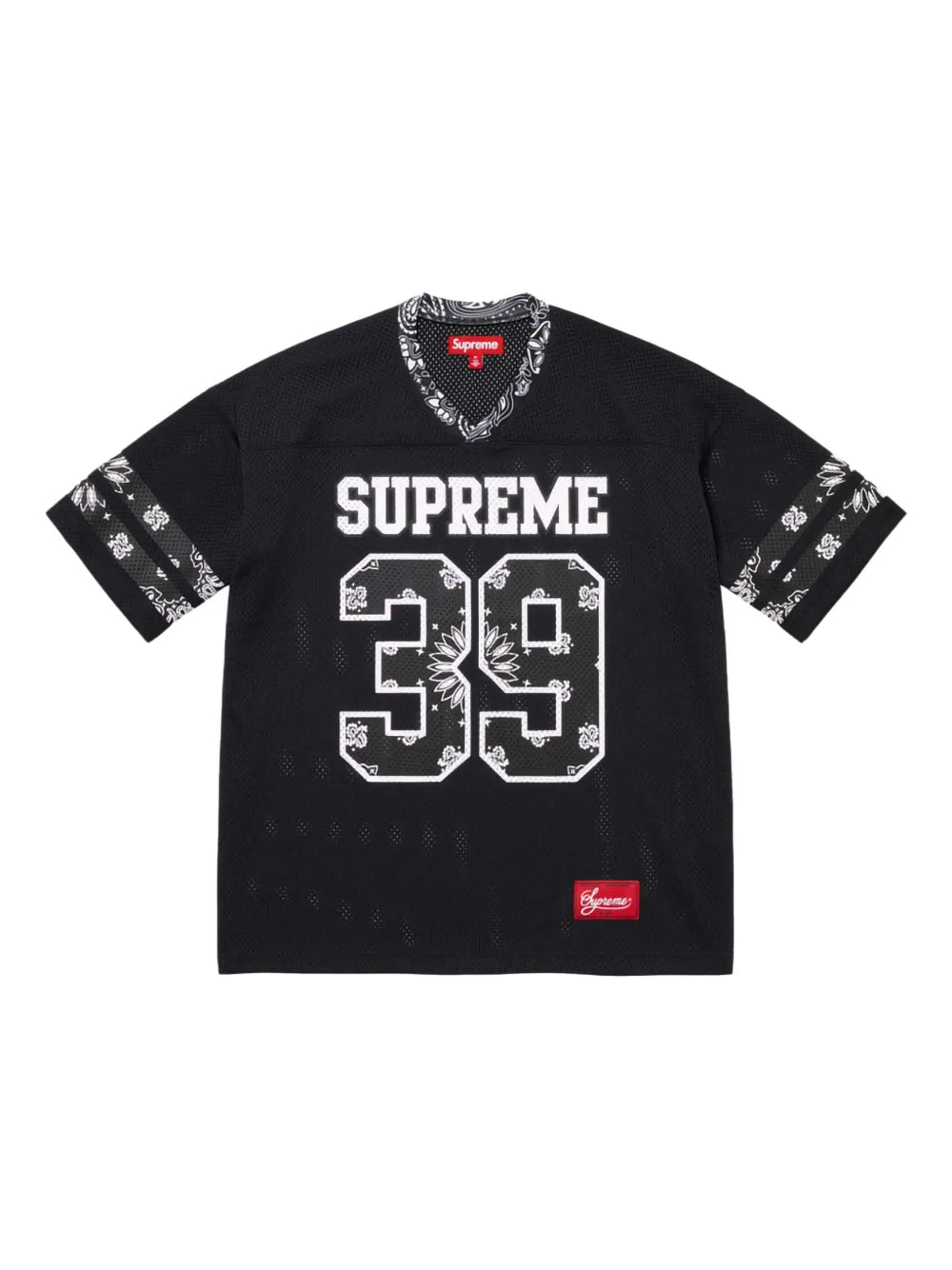Supreme playera Bandana Football - Negro - imagen 1