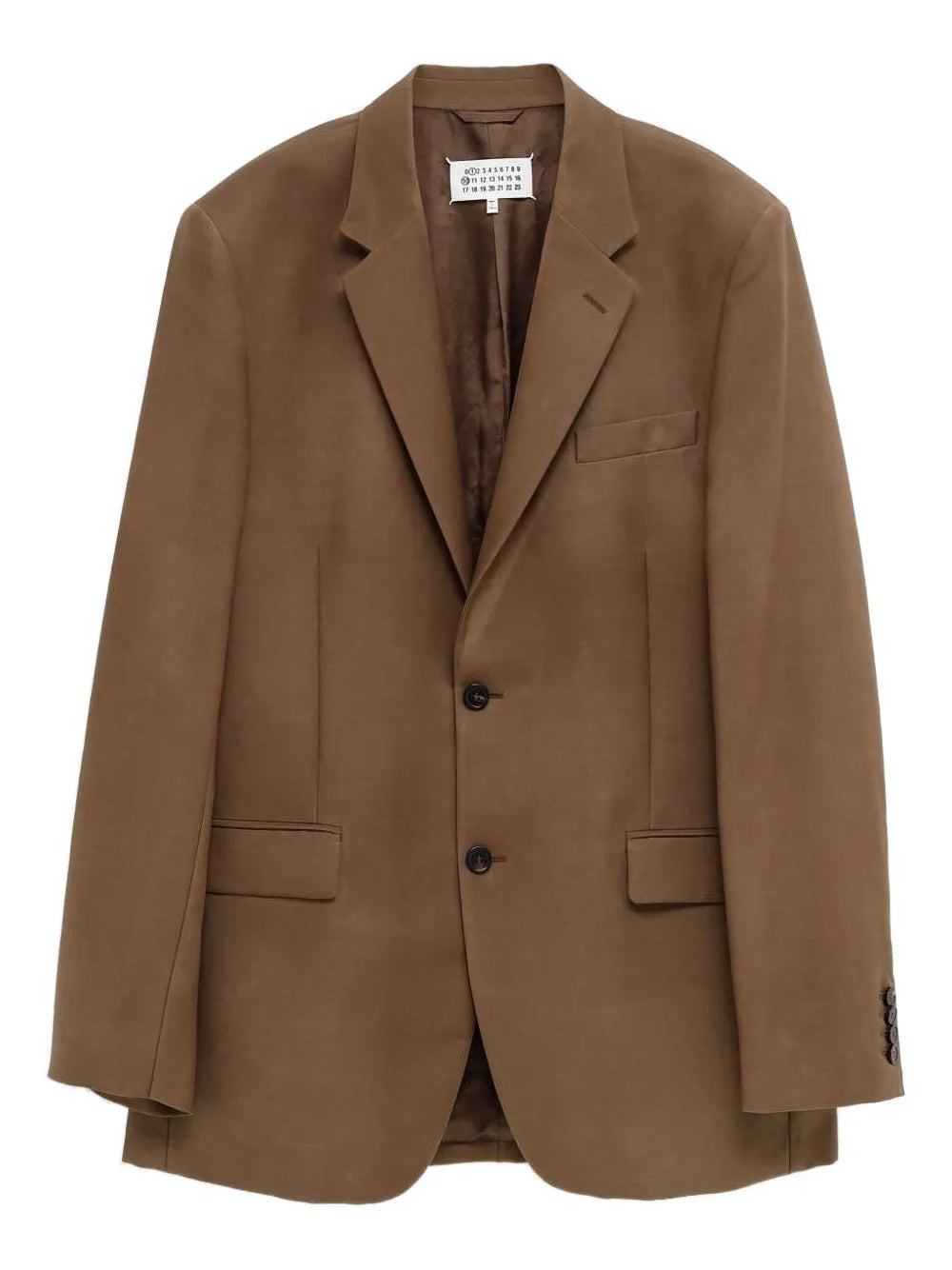 Maison Margiela chamarra con botones - Marrón - imagen 1