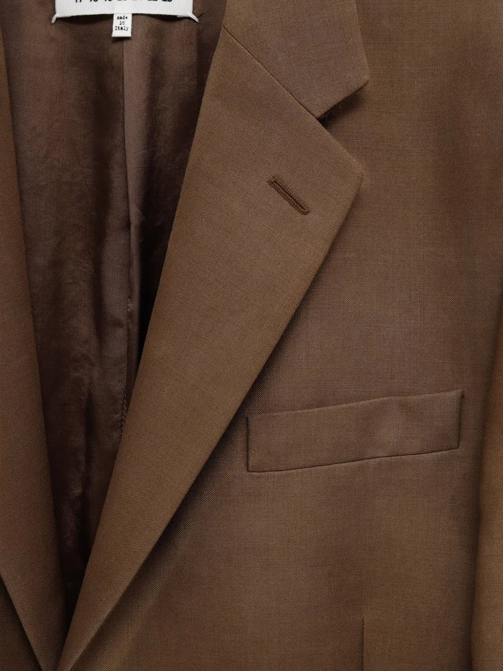 Maison Margiela chamarra con botones - Marrón - imagen 3