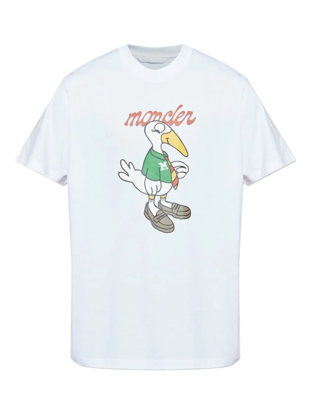 Moncler playera con pájaros estampados