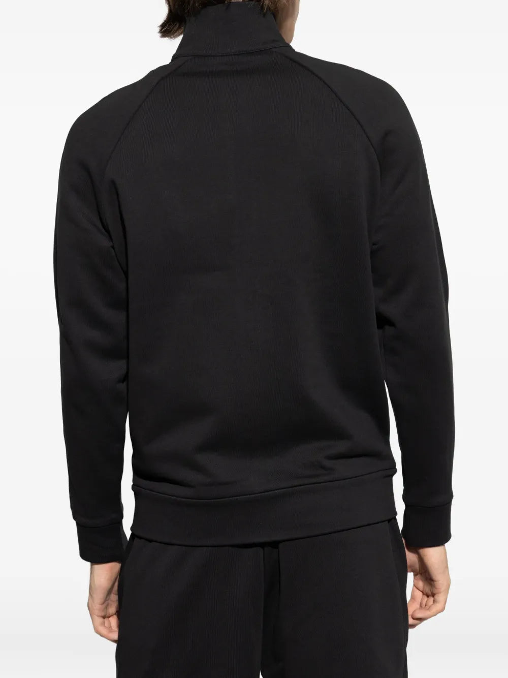 Moncler sudadera con parche del logo y cierre