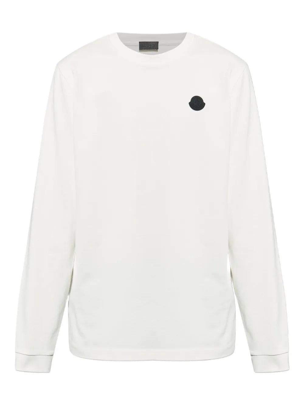Moncler playera manga larga con parche del logo