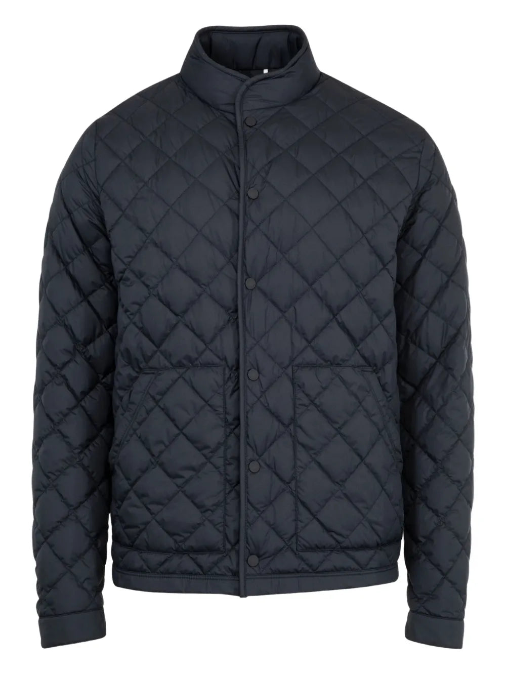 Moncler chamarra capitonada con parche del logo