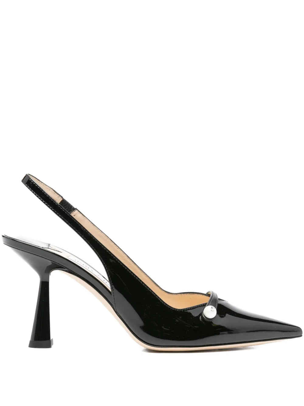 Jimmy Choo zapatillas Amita de piel con tira trasera y tacón de 85mm