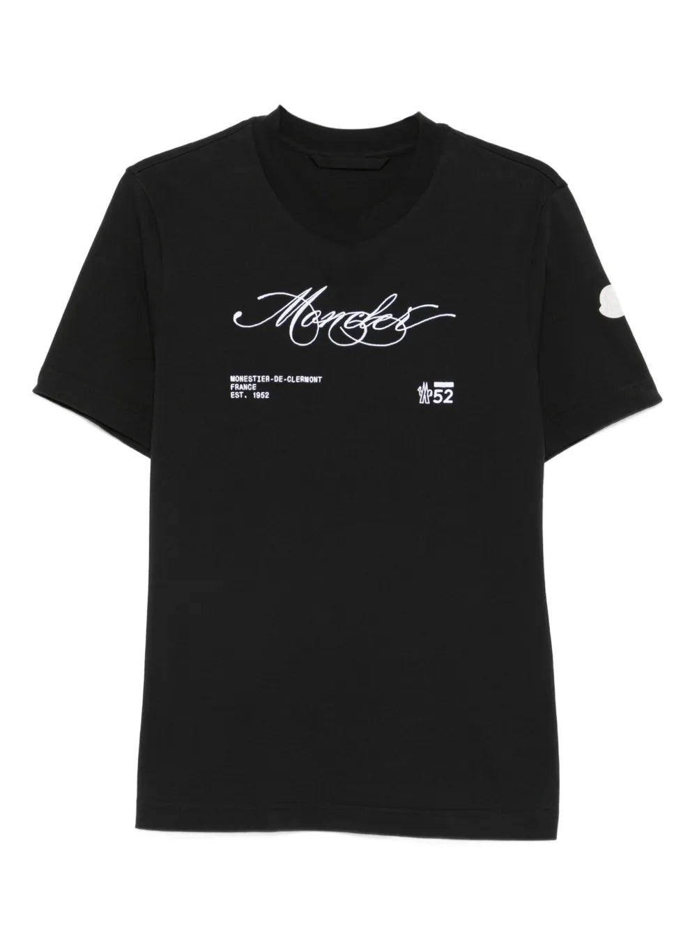Moncler playera con logo estampado