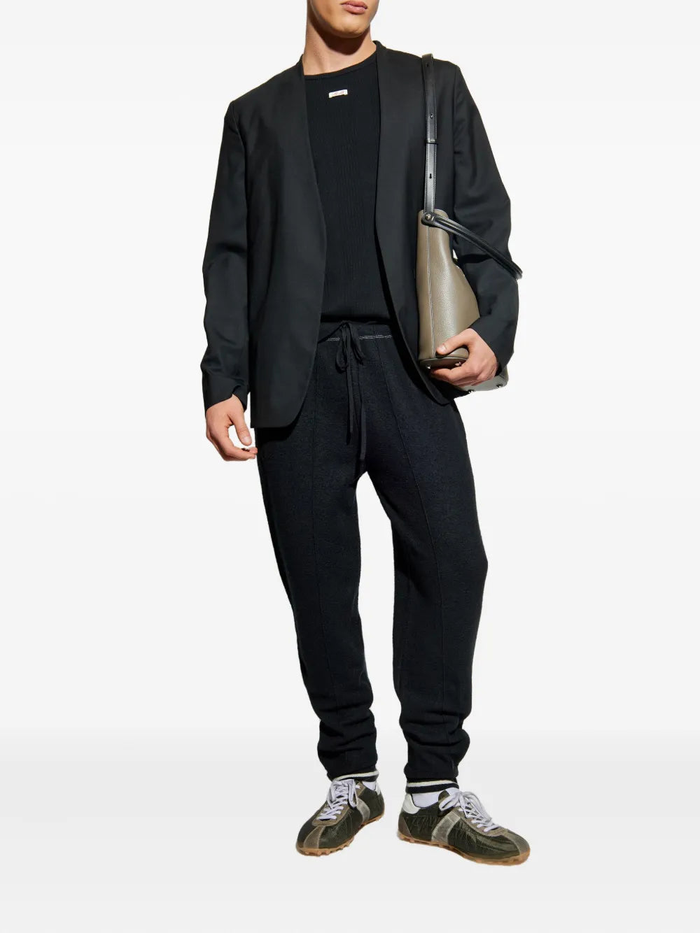 Maison Margiela pantalones con cierre lateral - Negro - imagen 2