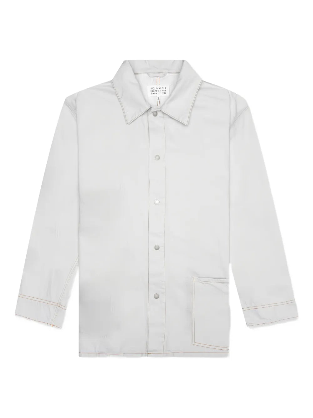 Maison Margiela chamarra de mezclilla - Blanco - imagen 1