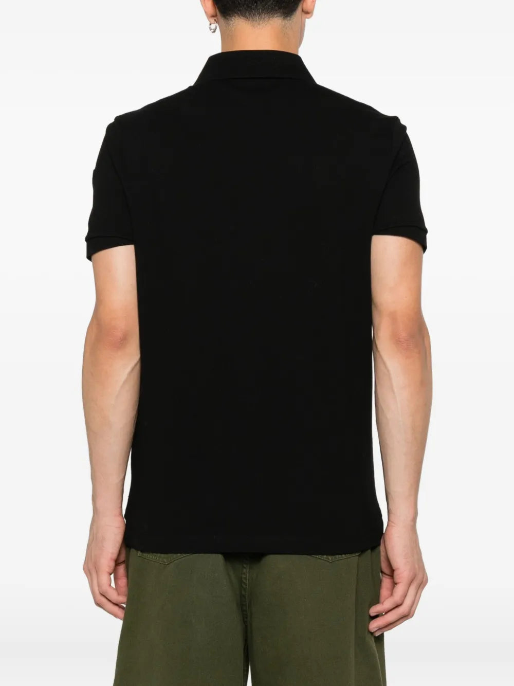 Moncler playera tipo polo con cierre en la parte delantera