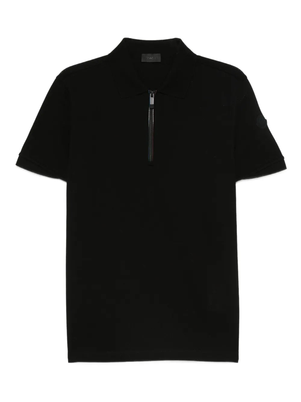 Moncler playera tipo polo con cierre en la parte delantera