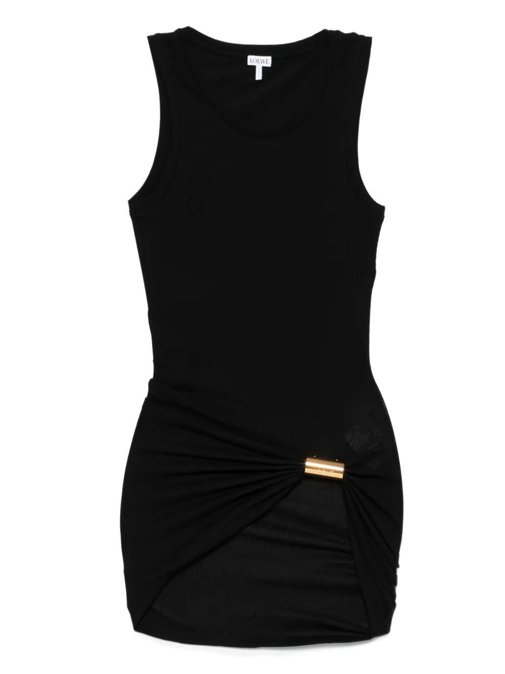 LOEWE top de canalé con detalle de broche