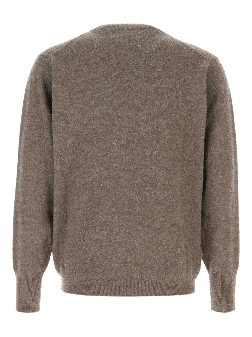 Maison Margiela suéter con detalle del logo de cuatro costuras - Marrón - imagen 2