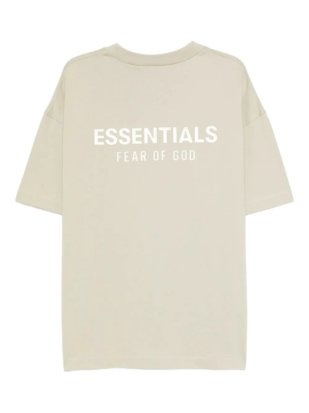 FEAR OF GOD ESSENTIALS playera con placa del logo