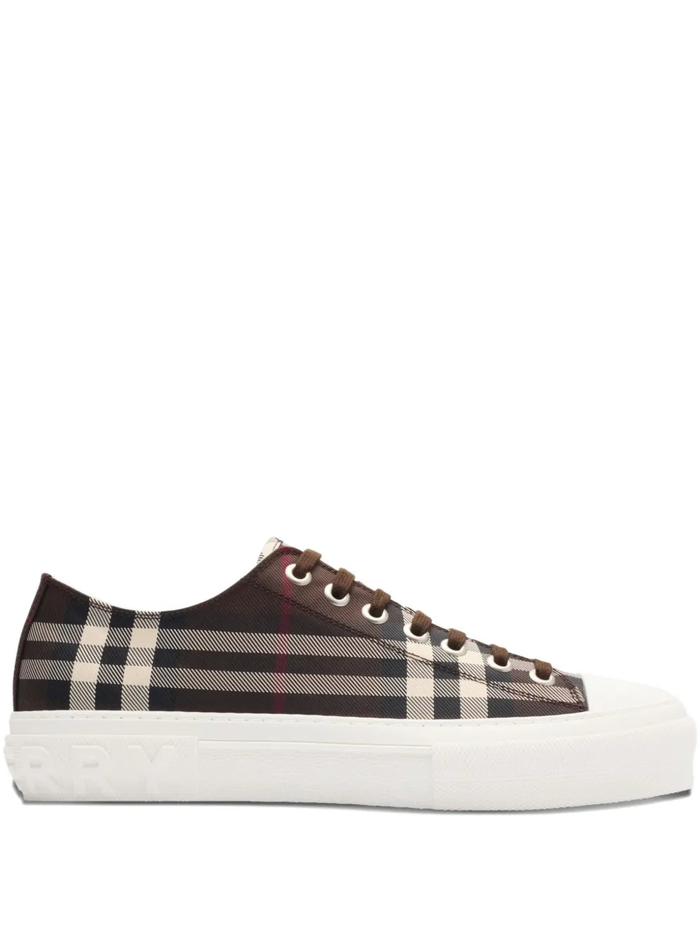 Burberry tenis con agujetas y paneles
