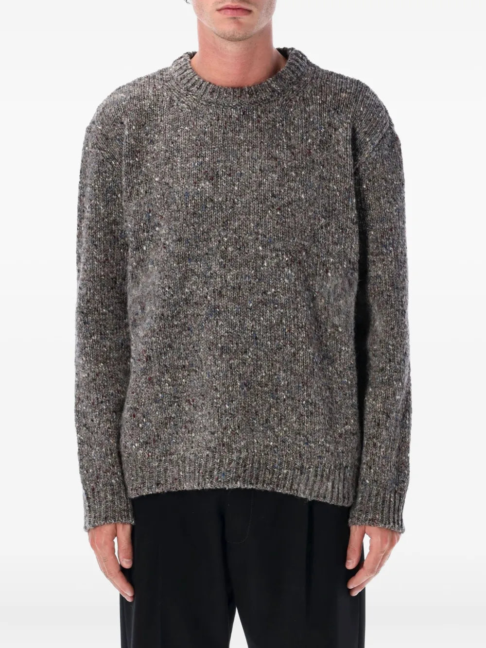 Maison Margiela suéter con cuello redondo - Gris - imagen 1